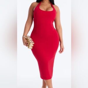 Fashion Nova Scarlet Midi Dress